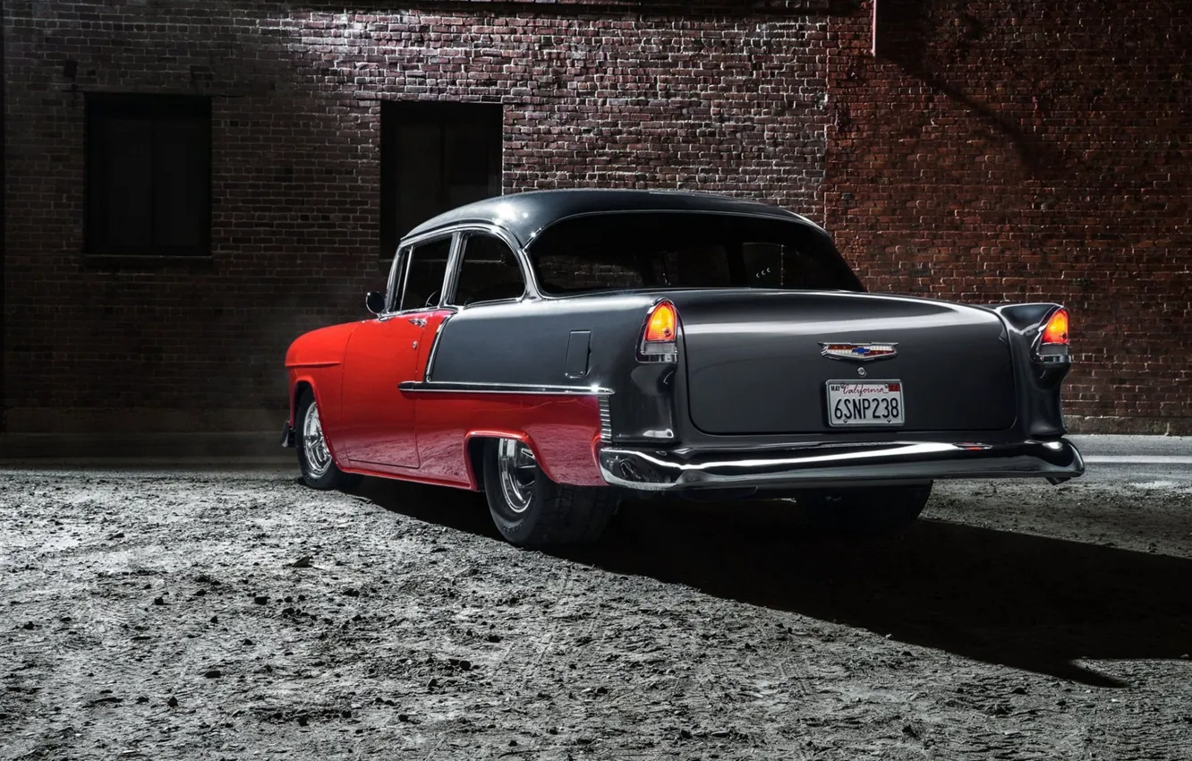 Photo wallpaper Chevrolet, Coupe, 1955, 210