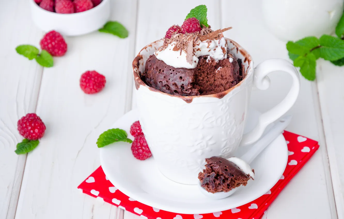 Photo wallpaper dessert, chocolate, cupcakes
