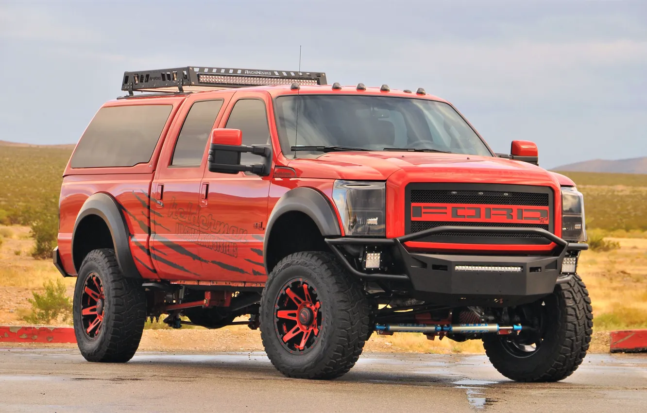 Photo wallpaper Ford, custom, 4x4, Super Duty, F-250, pickup tuning