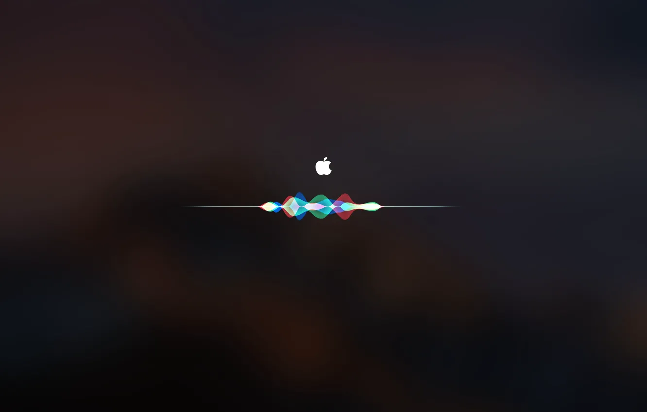 Photo wallpaper dark, apple, mac, os x, siri