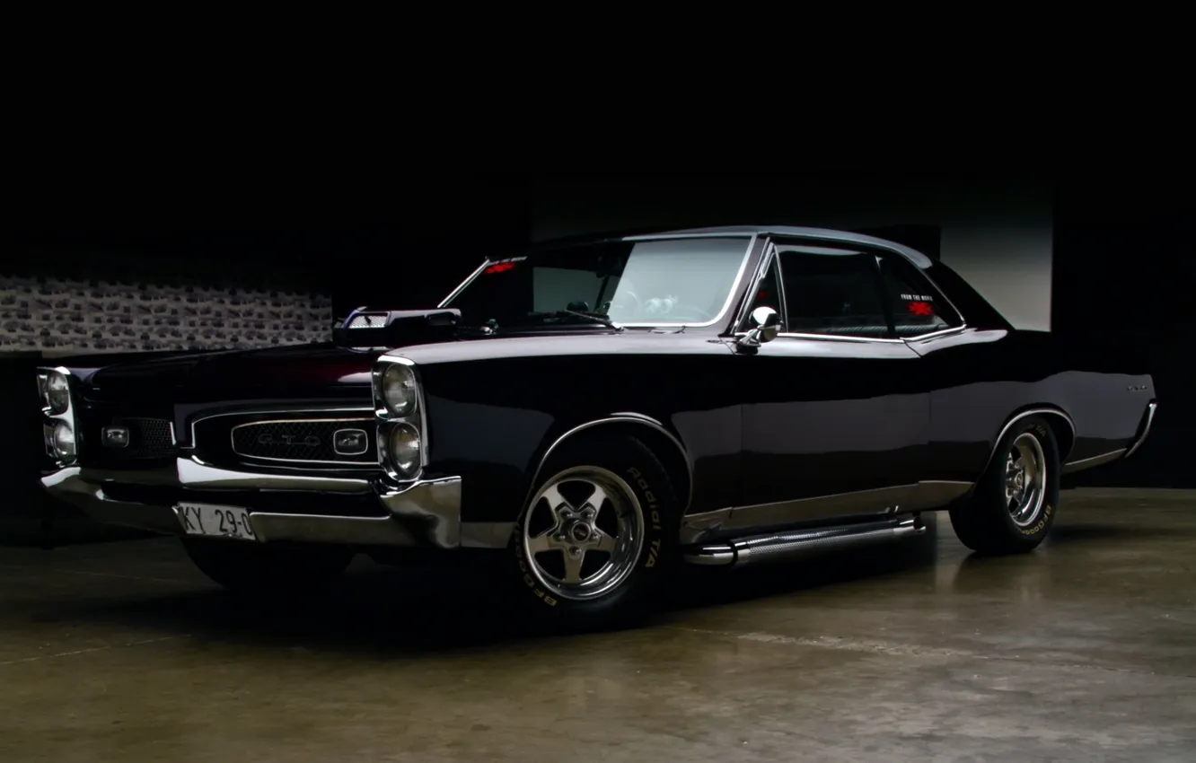 Photo wallpaper background, tuning, coupe, twilight, muscle car, tuning, Pontiac, GTO