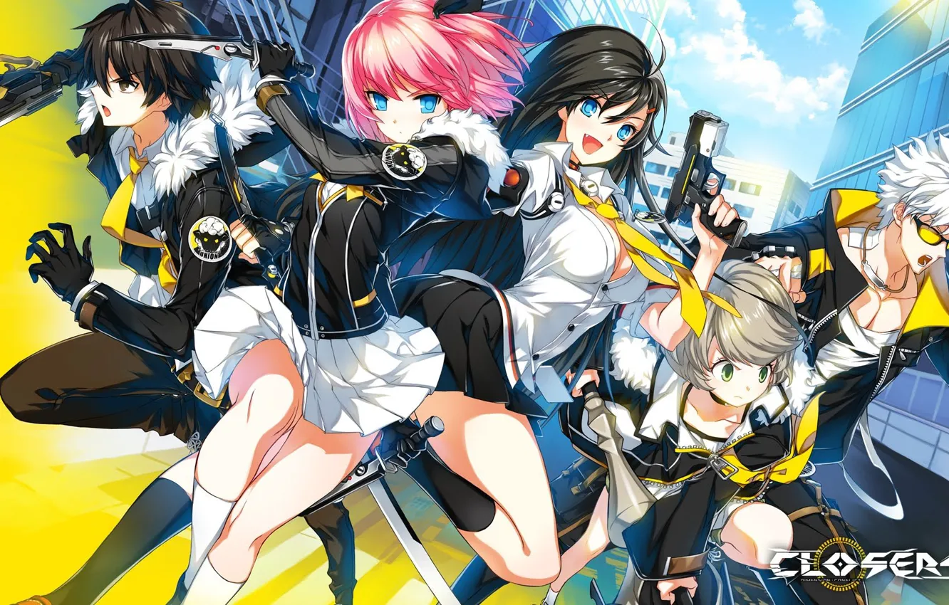 Photo wallpaper girl, the game, anime, guy, Closers
