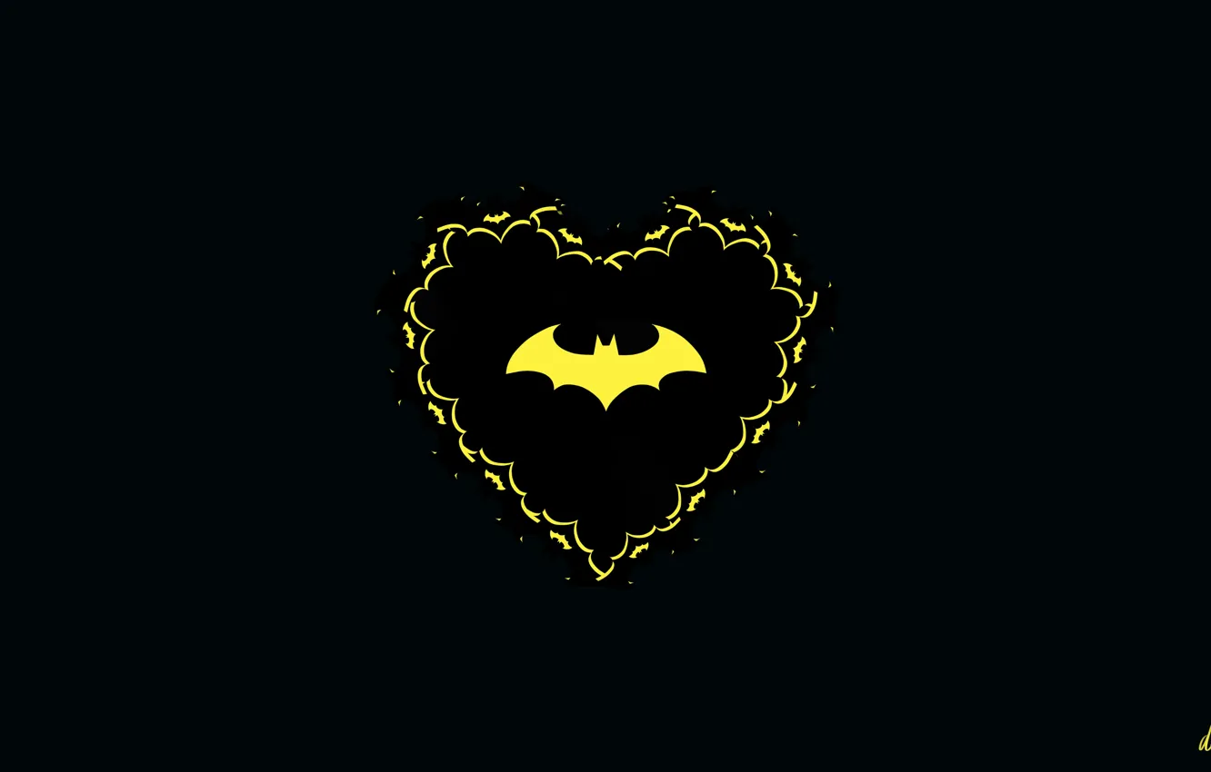 Photo wallpaper figure, minimalism, mouse, Batman, batman art