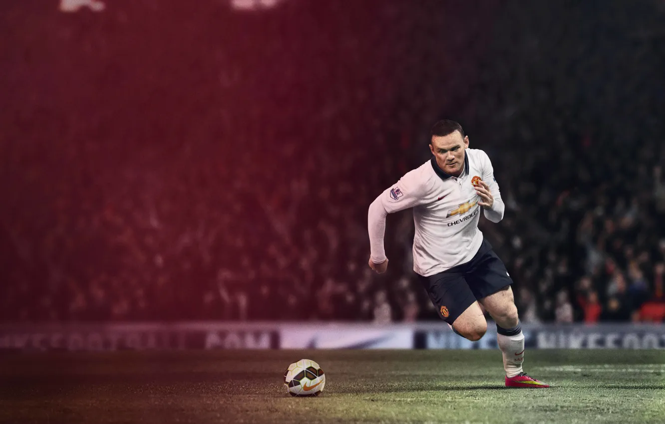 Photo wallpaper football, sport, Chevrolet, Nike, football, Wayne Rooney, Premier League, England