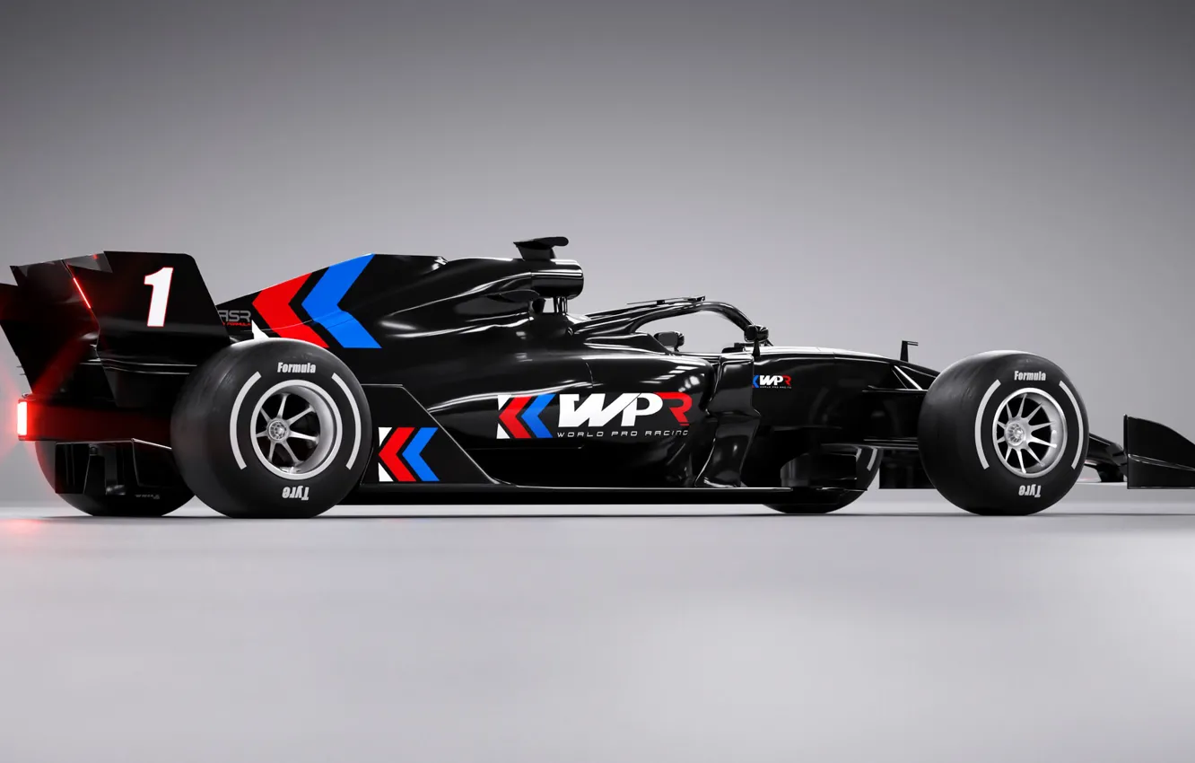 Photo wallpaper black, race car, Volodymyr Borovkov