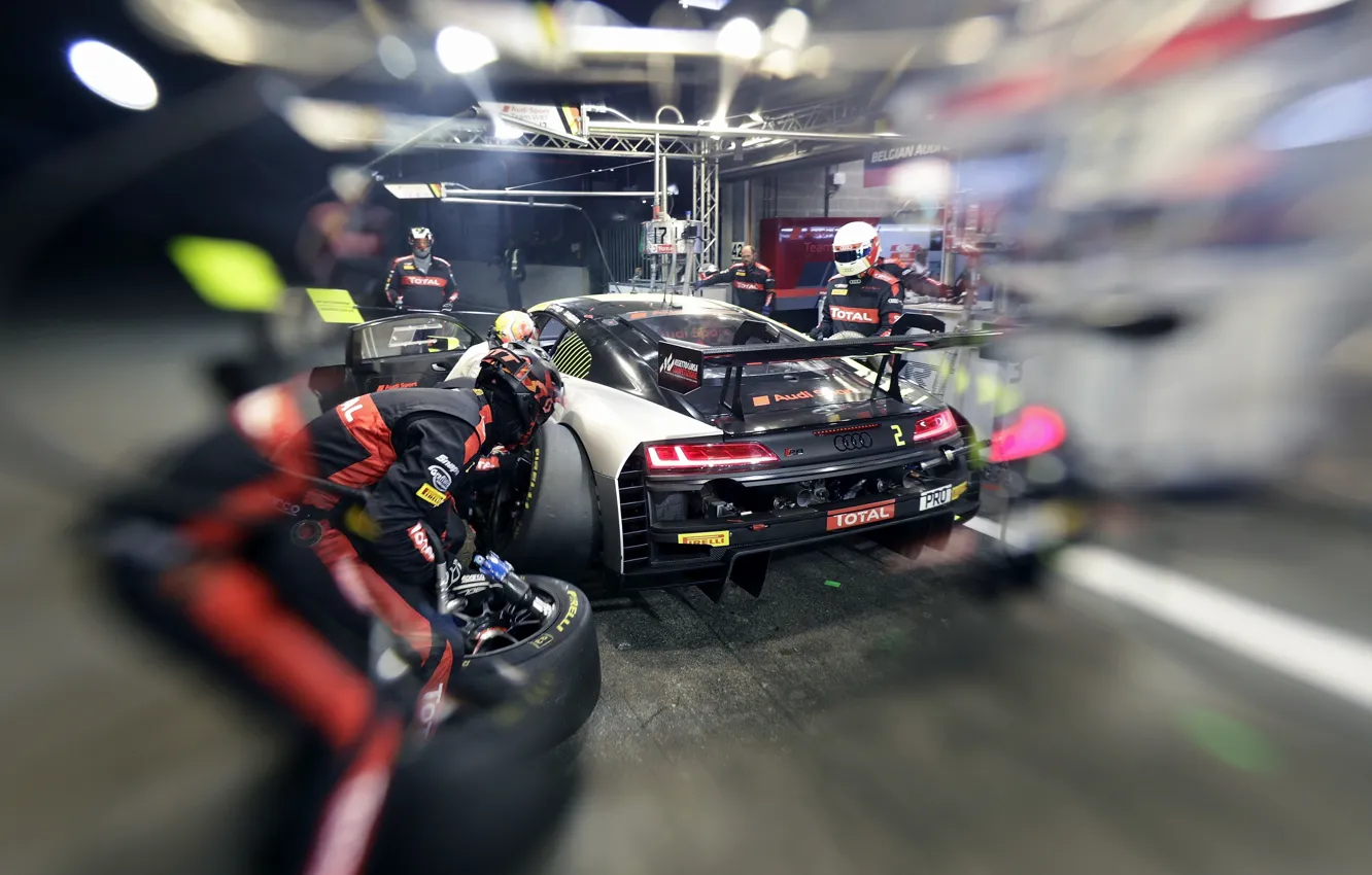 Photo wallpaper Audi, Audi, Motorsport, racing car, racing car, motorsports, 2019, Audi R8 LMS