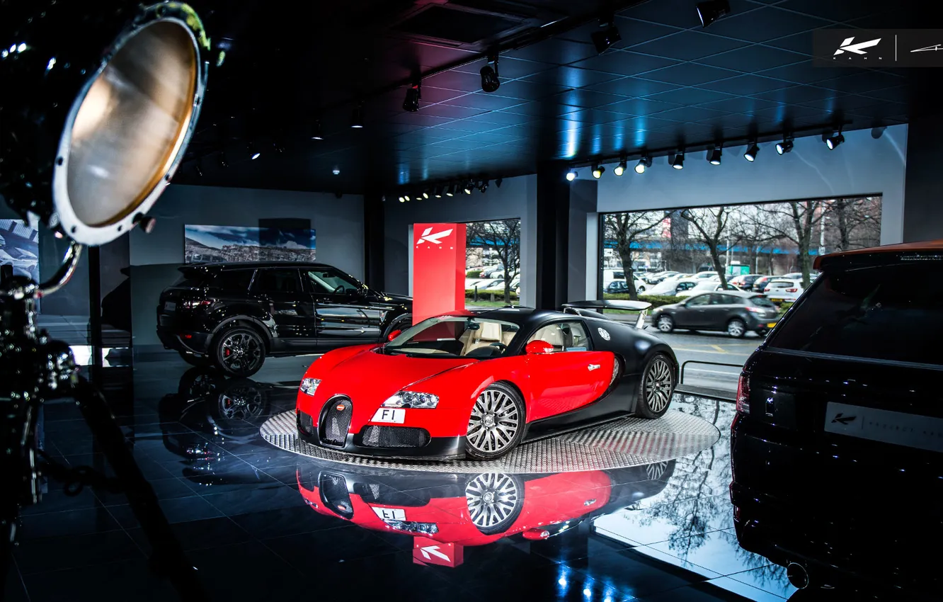 Photo wallpaper Bugatti, Veyron, Bugatti, Veyron, Kahn Design