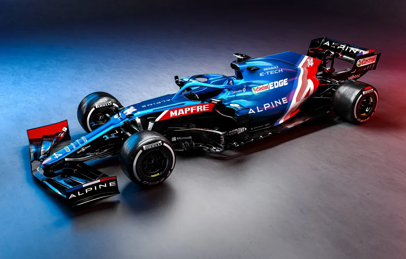 Photo wallpaper Formula 1, 2021, Alpine F1 Team