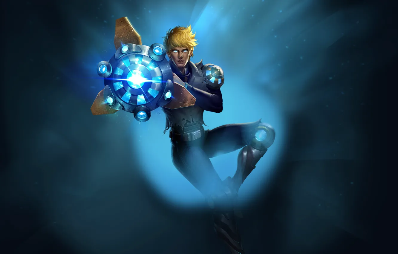 Photo wallpaper hon, Heroes of Newerth, Geno, Cyborg Flux, onepun