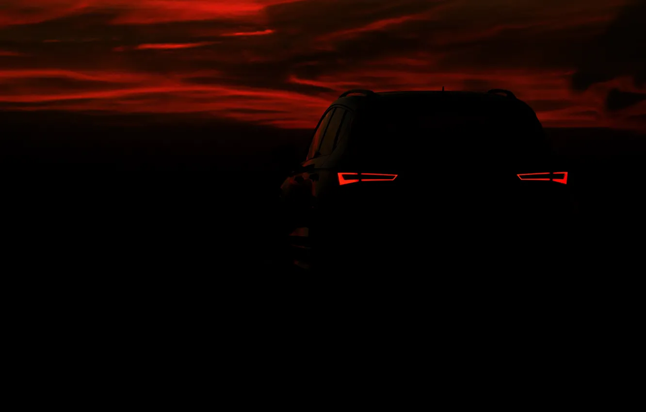 Photo wallpaper night, 2018, SUV, Seat, Cupra, Ateca