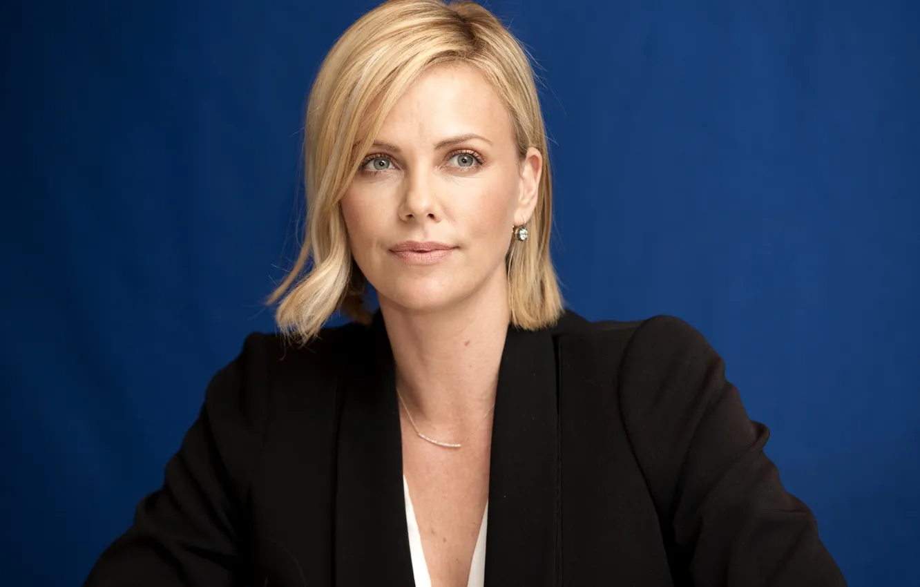 Photo wallpaper look, Charlize Theron, makeup, actress, blonde, Charlize Theron