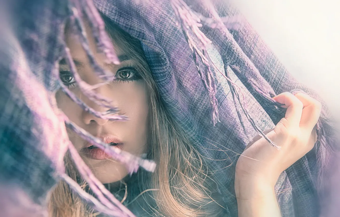 Photo wallpaper look, portrait, fashion