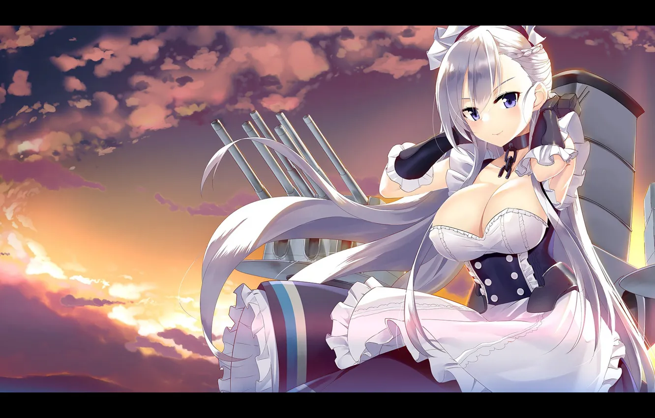 Photo wallpaper kawaii, girl, big, anime, pretty, asian, giant, manga