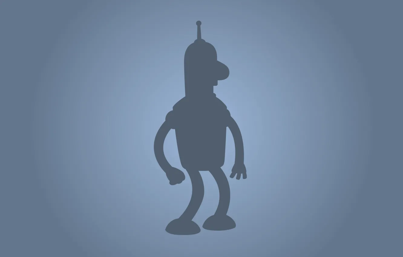 Photo wallpaper people, silhouette, Bender, Futurama, Futurama, all, to kill