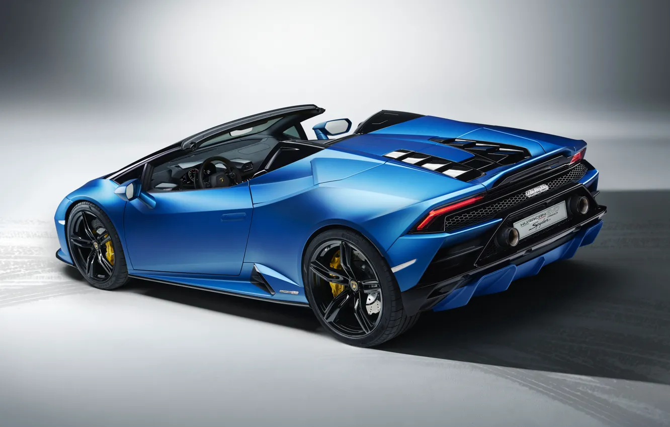 Photo wallpaper Lamborghini, Spyder, Huracan, 2020, RWD, Huracan EVO