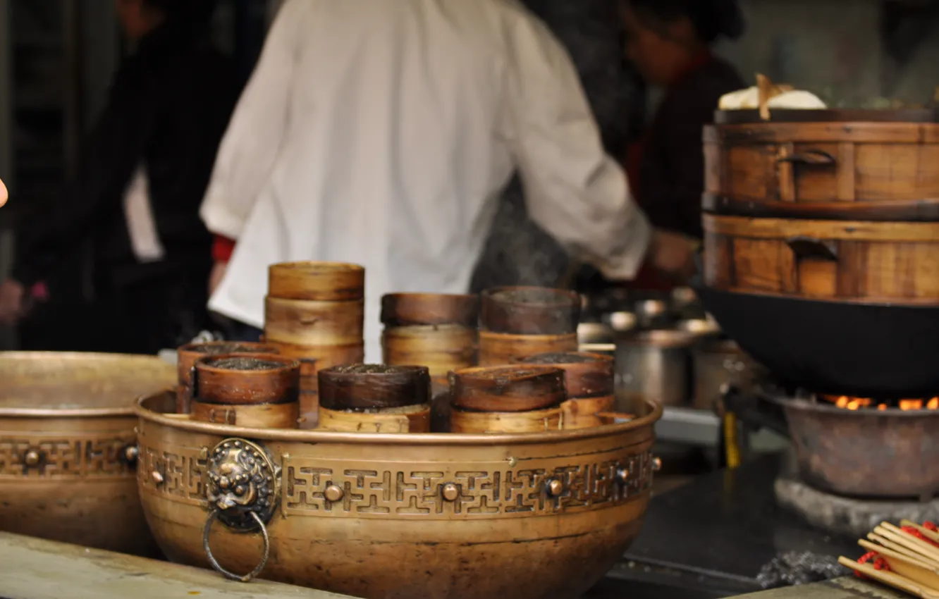 Photo wallpaper China, life, Chengdu