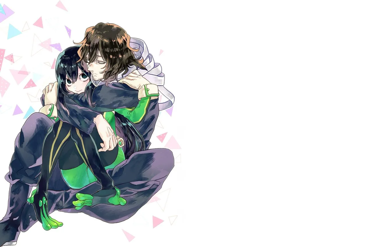 Photo wallpaper romance, two, Boku no Hero Academy, My hero Academy, My Hero Academia