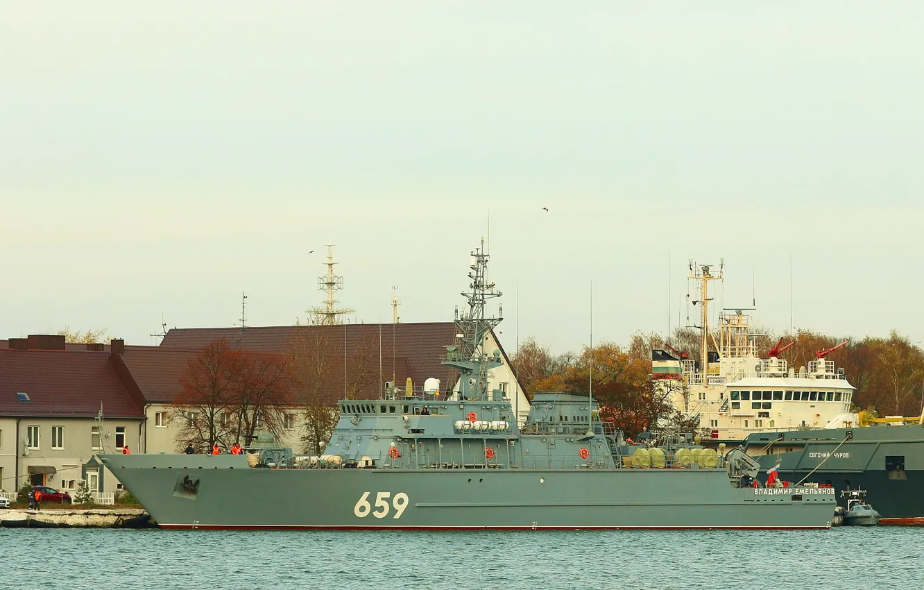 Photo wallpaper Baltiysk, minesweeper, author Gogs, Vladimir Yemelyanov