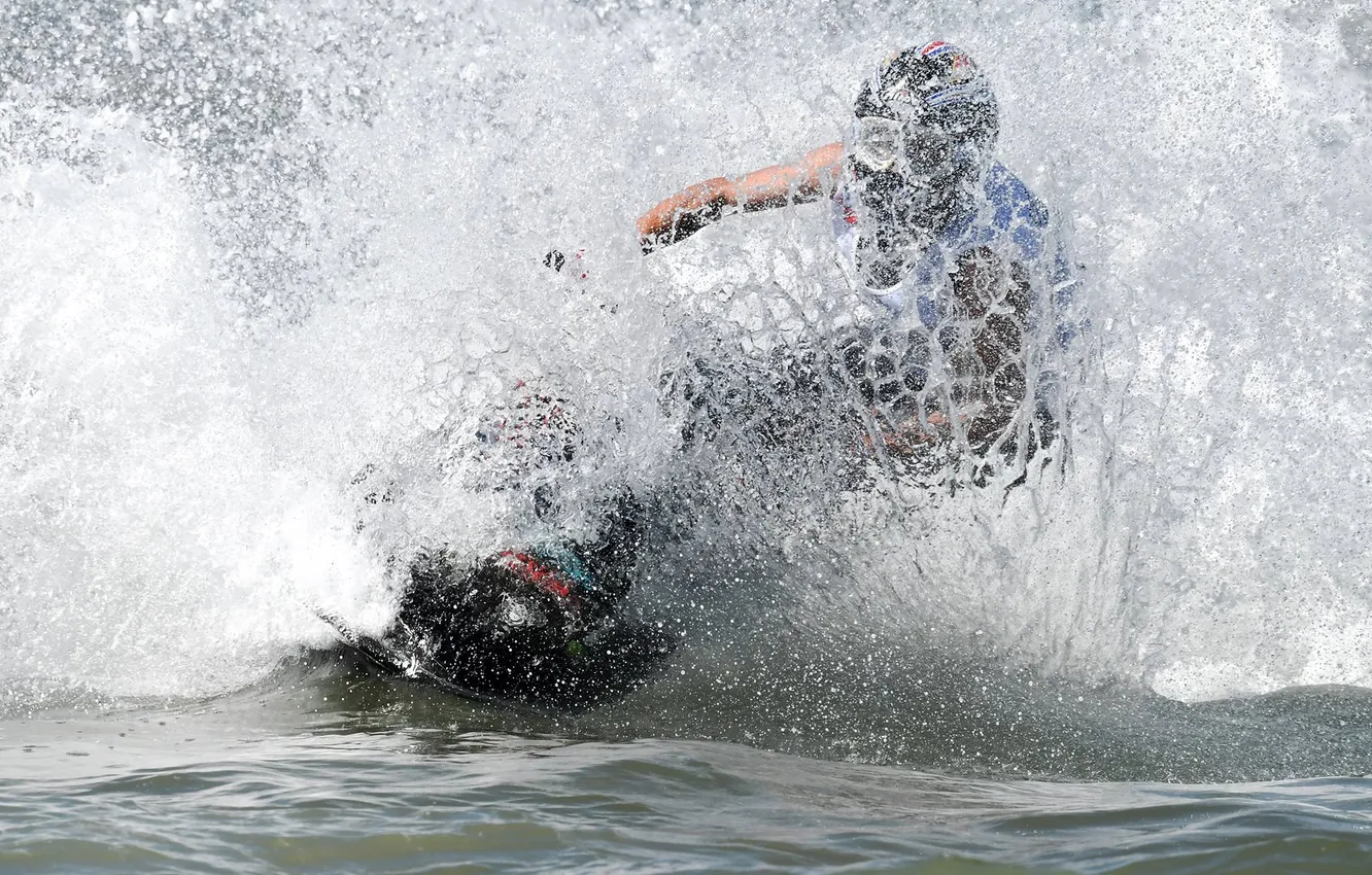 Photo wallpaper race, boat, speed