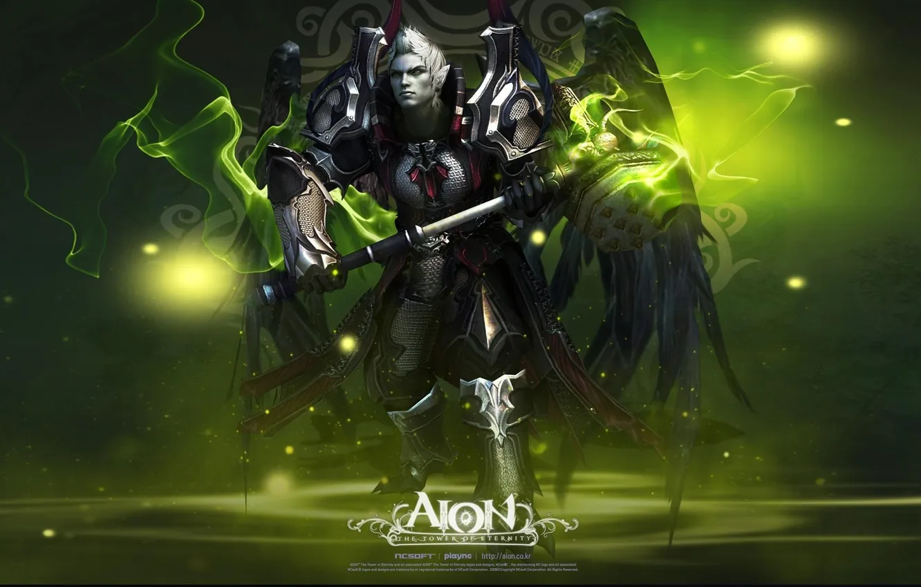 Photo wallpaper Aion, Asmodians, healer
