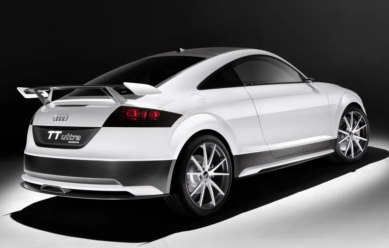 Photo wallpaper machine, Concept, Audi, Audi, white, black, ultra four