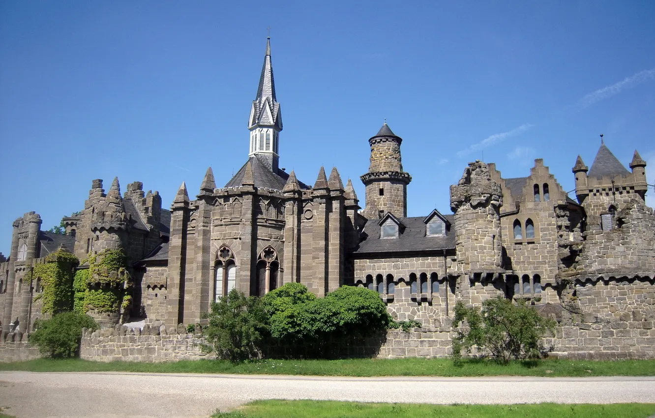 Photo wallpaper greens, summer, castle, Germany, fortress, Wilhelm high