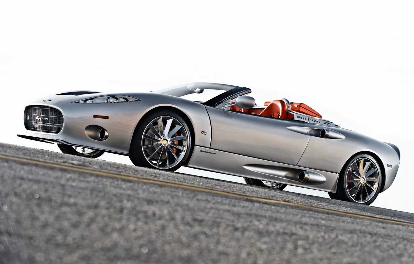 Photo wallpaper car, machine, grey, Spiker, car, cars, grey, Spyder