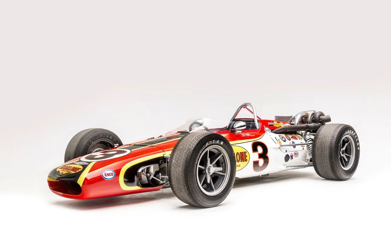 Photo wallpaper Wheel, Eagle, The car, 1968, Classic car, Sports car, Indianapolis 500, Indianapolis 500-Mile Race