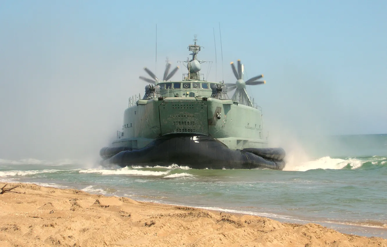 Photo wallpaper ship, pillow, air, small, landing, Gazelle