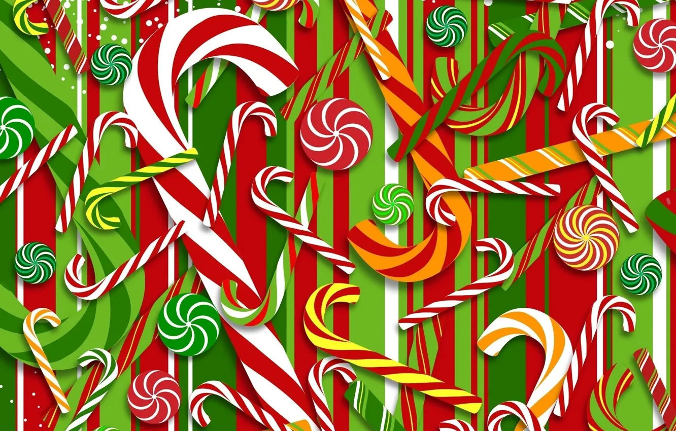 Photo wallpaper texture, Christmas, caramels