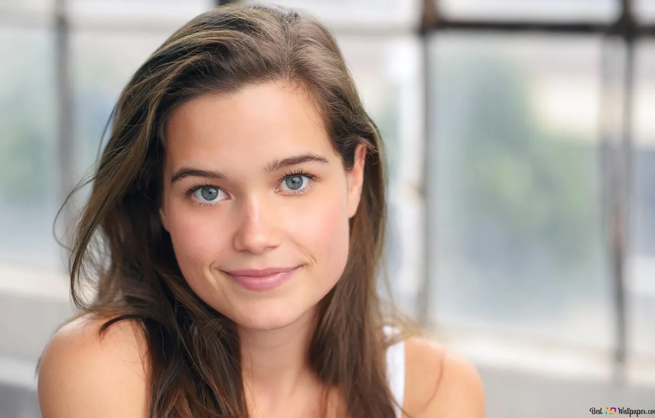 Photo wallpaper girl, smile, vampire, the series, long hair, The first murder, Sarah Catherine Hook, Juliette Fairmont