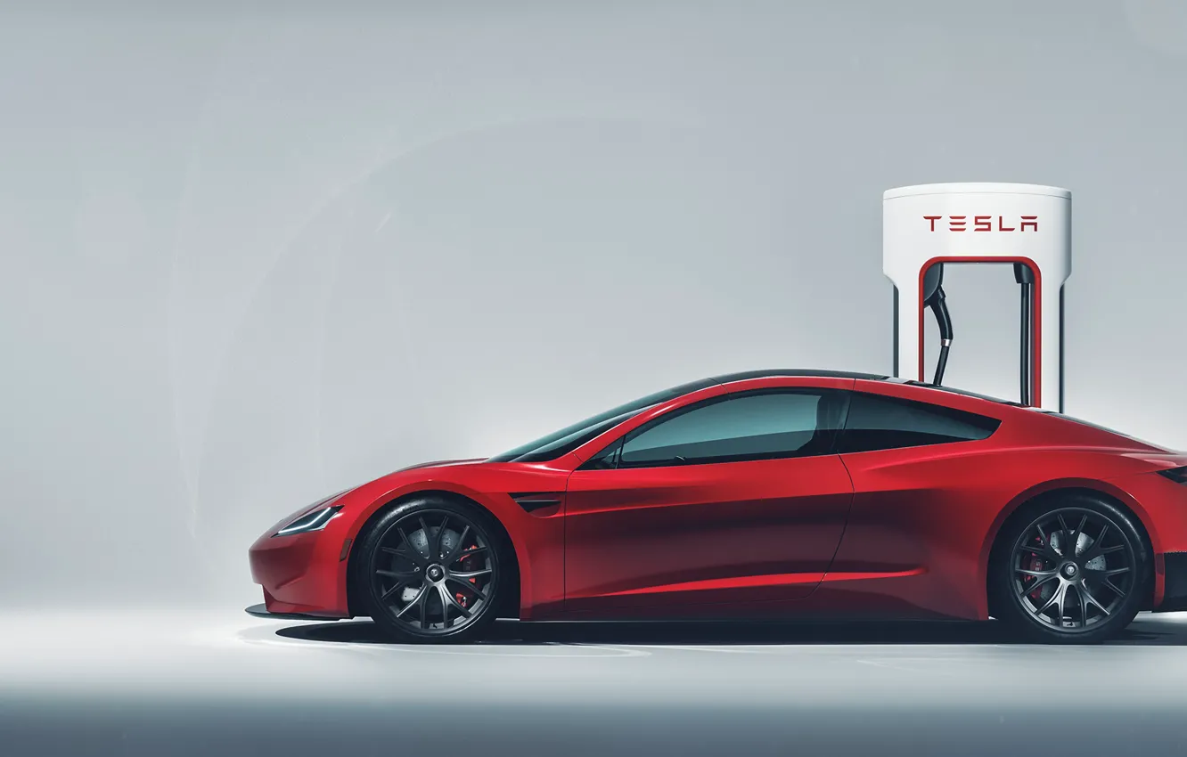 Photo wallpaper Roadster, Tesla, 2020