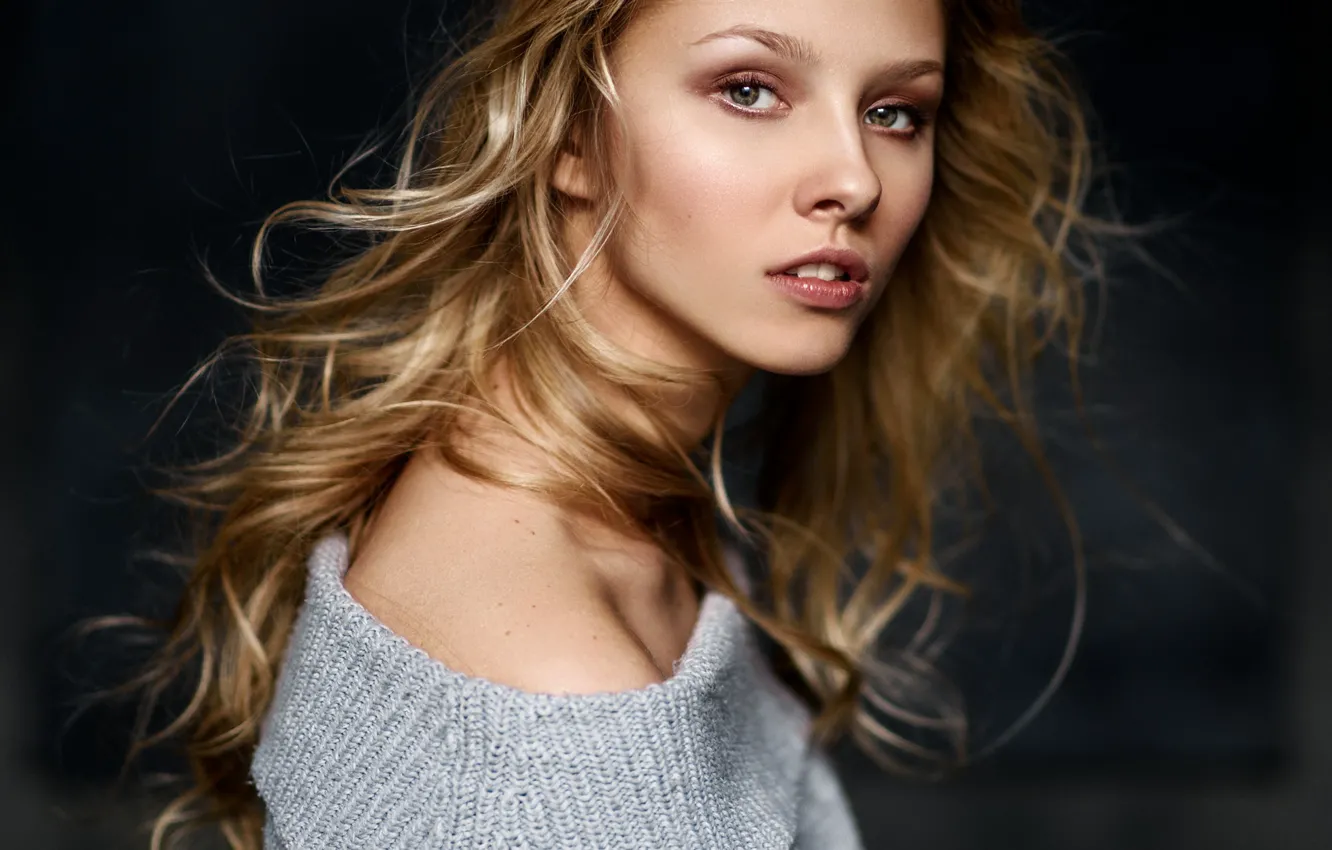 Photo wallpaper look, girl, hair, Alice, Sacha Leyendecker, Alisa Tarasenko