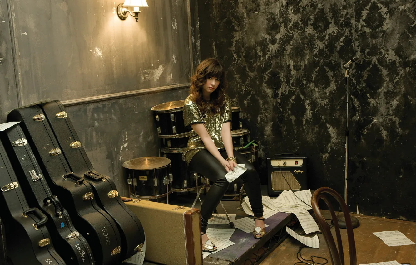 Photo wallpaper room, Demi Lovato, Demi Lovato, tools