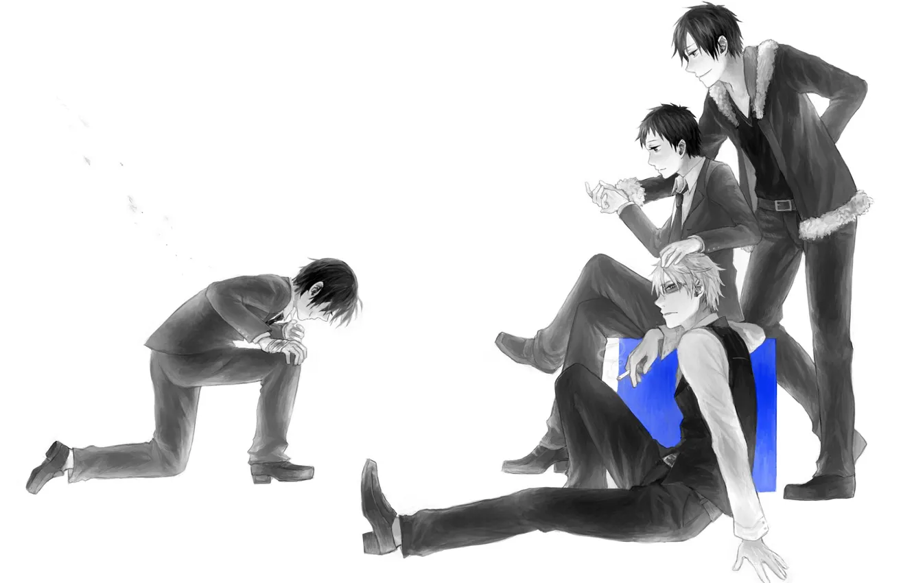 Photo wallpaper guy, mafia, Durarara, Durarara, Shizuo Heiwajima, Of Izaya Orihara, the headless horseman, Mikado Ryugamine