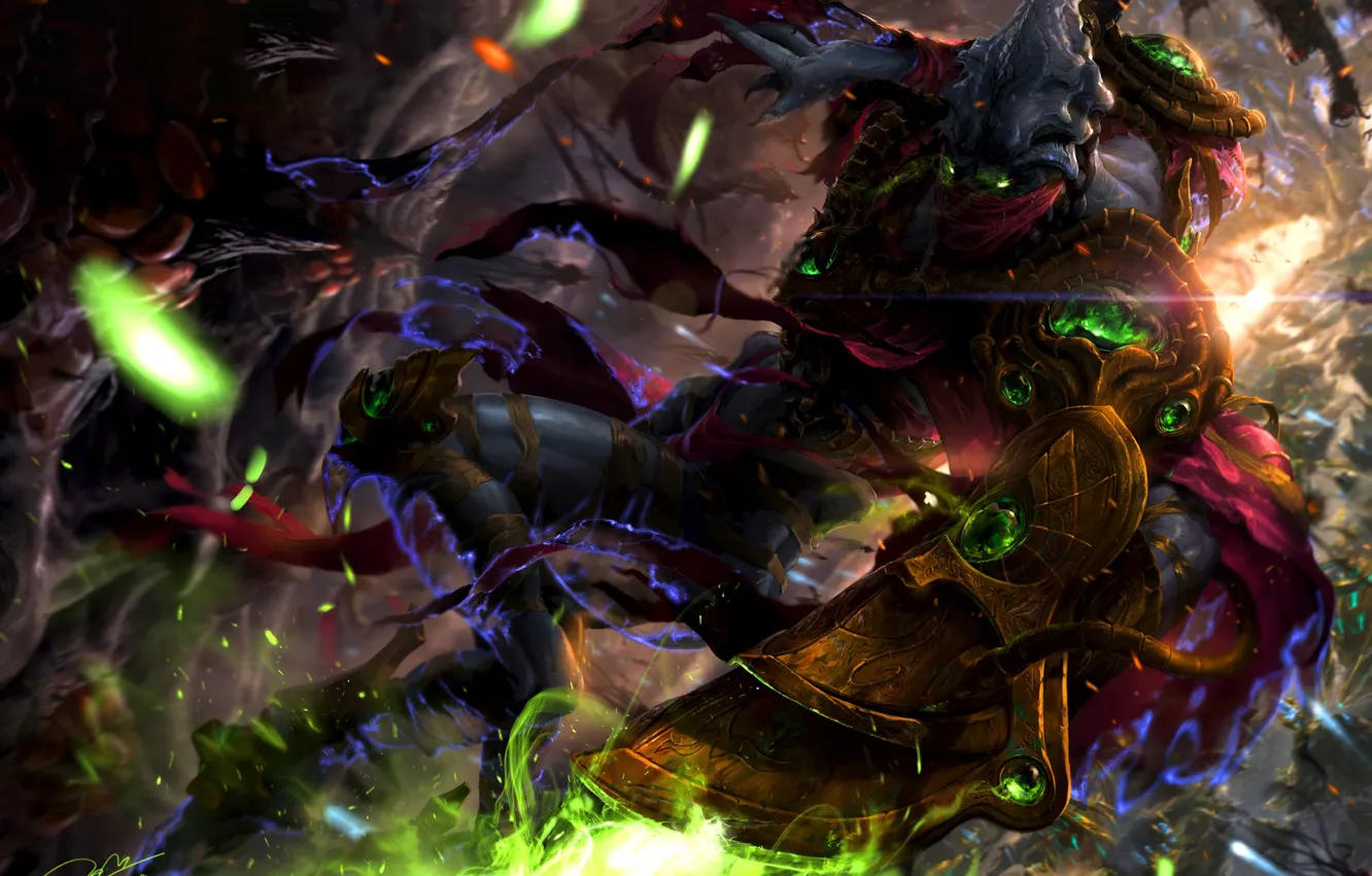 Photo wallpaper starcraft, starcraft 2, Blizzard, protoss, justice, Zeratul, Zeratul, Star Craft