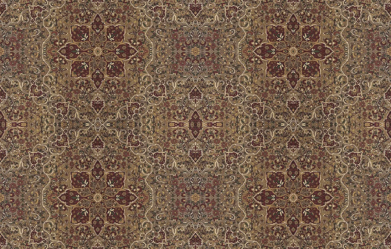 Photo wallpaper leaves, flowers, background, Wallpaper, pattern, carpet, texture, ornament