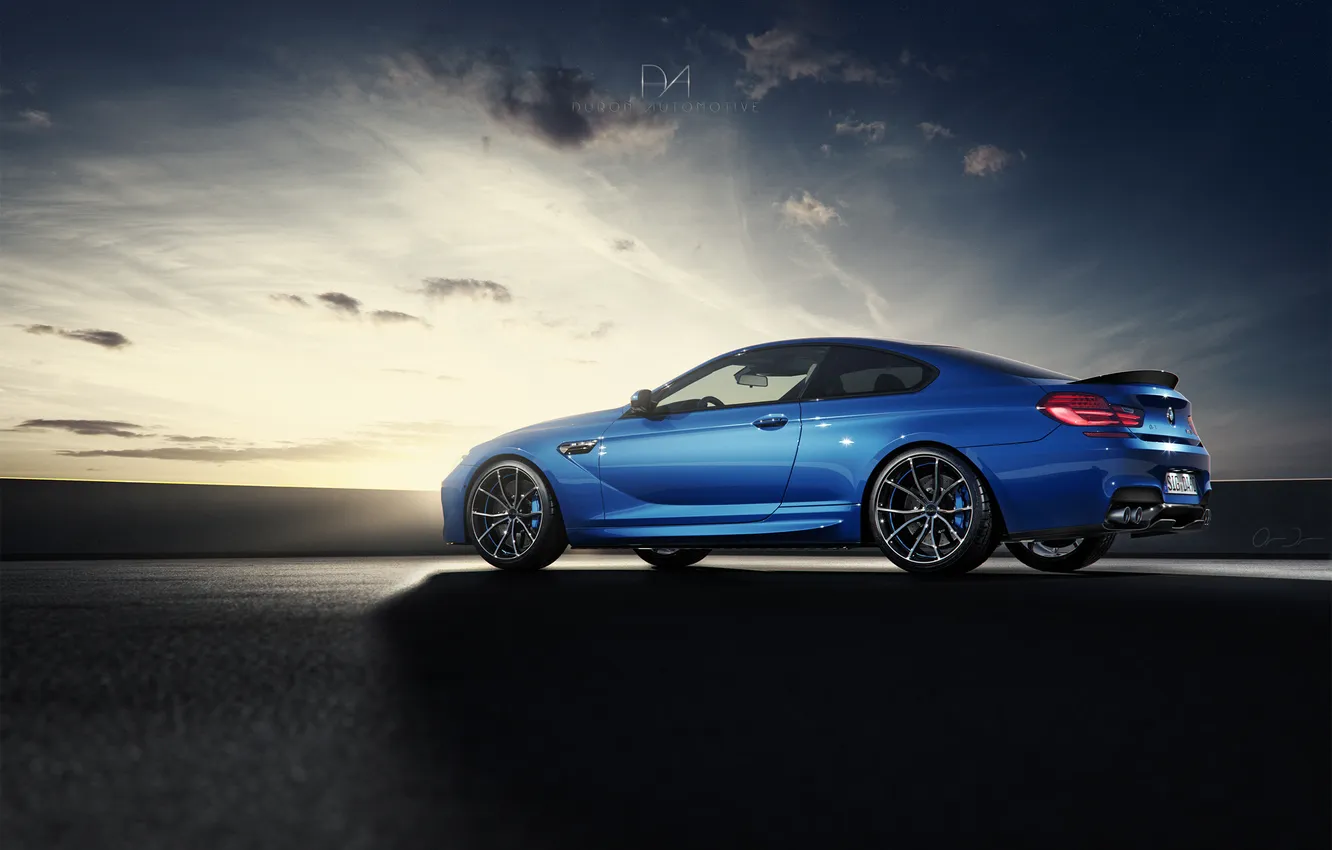 Photo wallpaper road, auto, bmw m6, DuronAutomotive