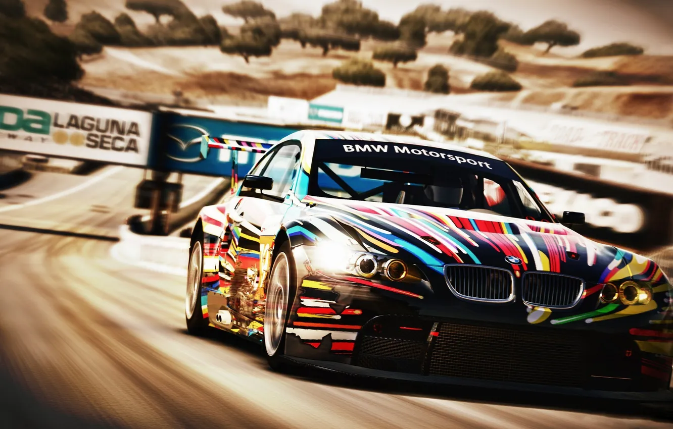 Photo wallpaper machine, auto, the game, BMW, forza