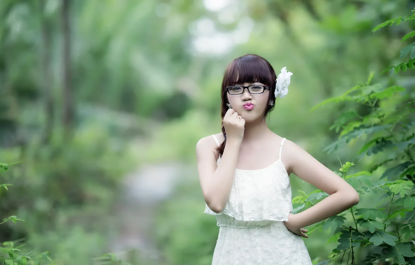 Photo wallpaper background, model, Bo Ivy