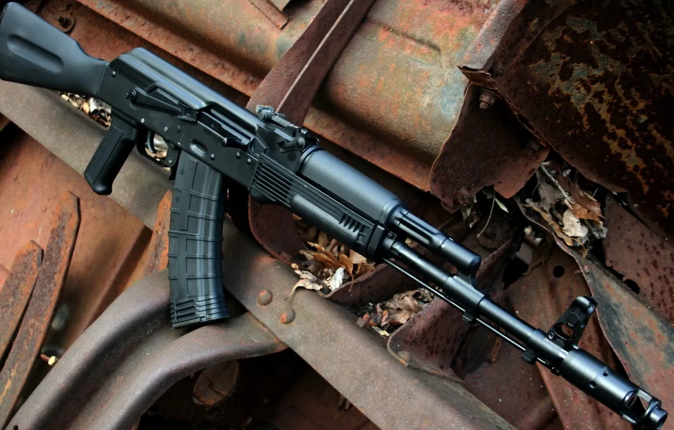 Photo wallpaper weapons, Kalash, assault rifle, AK 103, AK 105