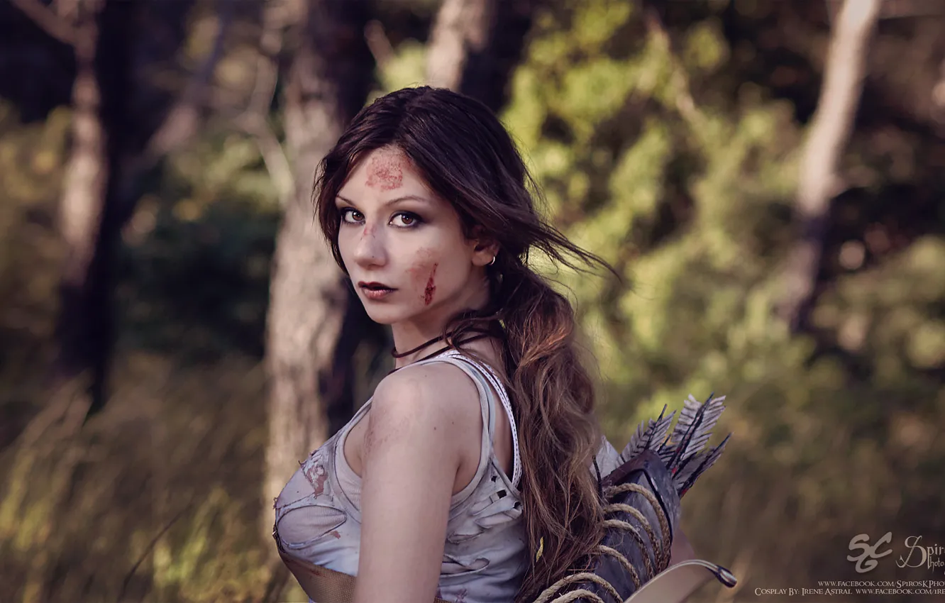 Photo wallpaper 2013, raider, tomb, девушка2.