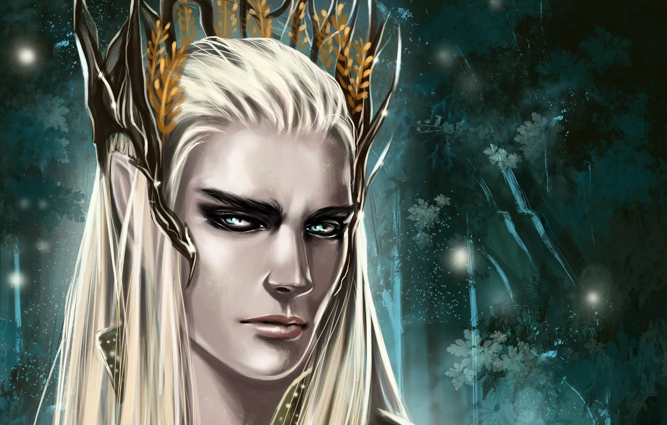 Photo wallpaper merry christmas, elf, The hobbit, The Hobbit, king, Mirkwood, Thranduil, The Hobbit: The Desolation Of …