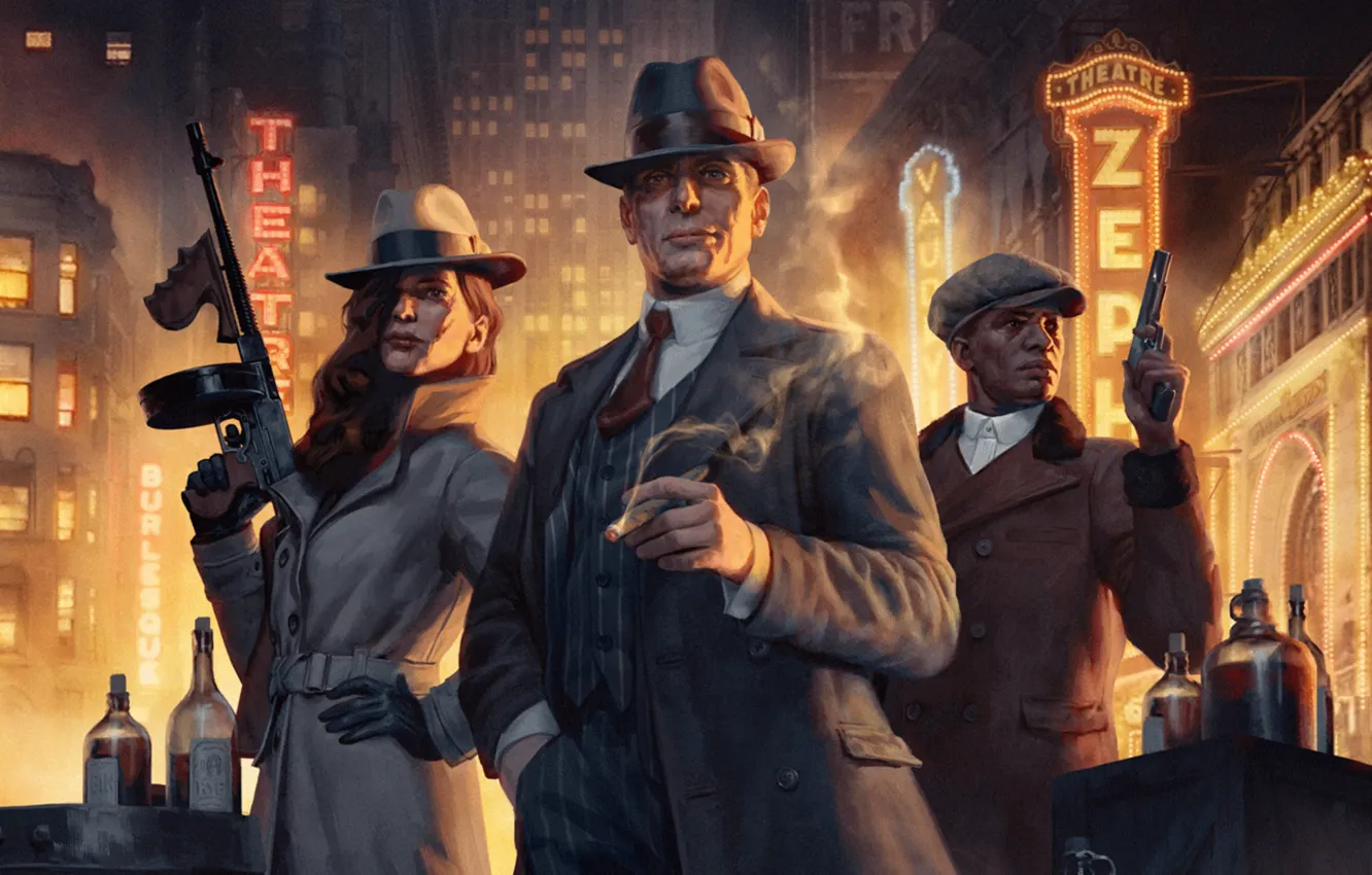 Photo wallpaper Paradox Interactive, Empire of Sin, Romero Games