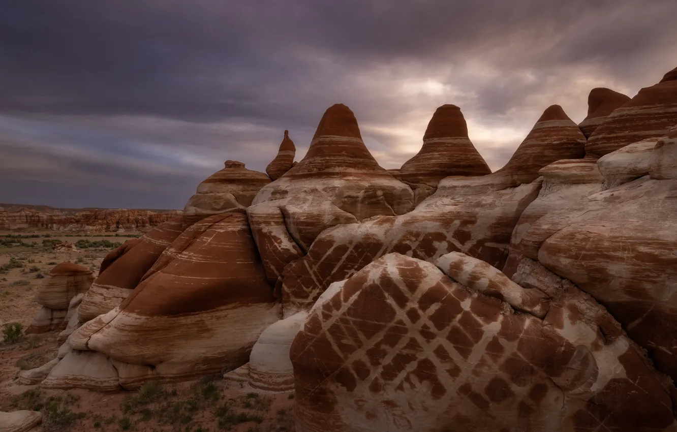 Photo wallpaper mountains, stones, rocks, canyons