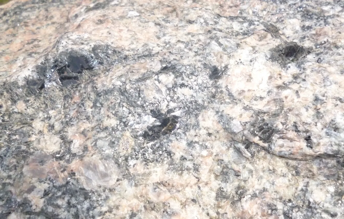 Photo wallpaper stones, granite, inclusions of mica