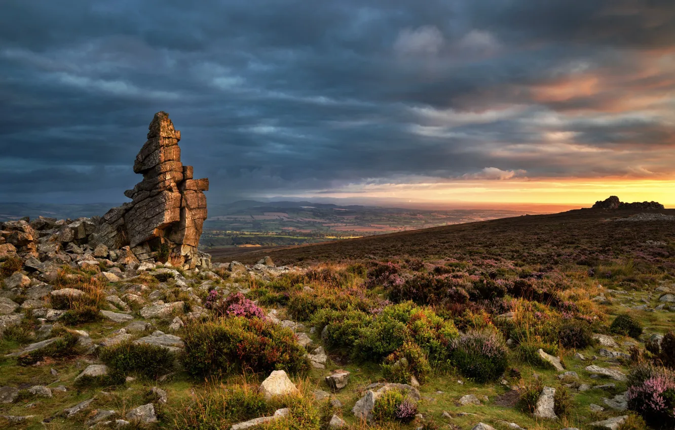 Photo wallpaper England, United Kingdom, Pennerley, Missed The Light