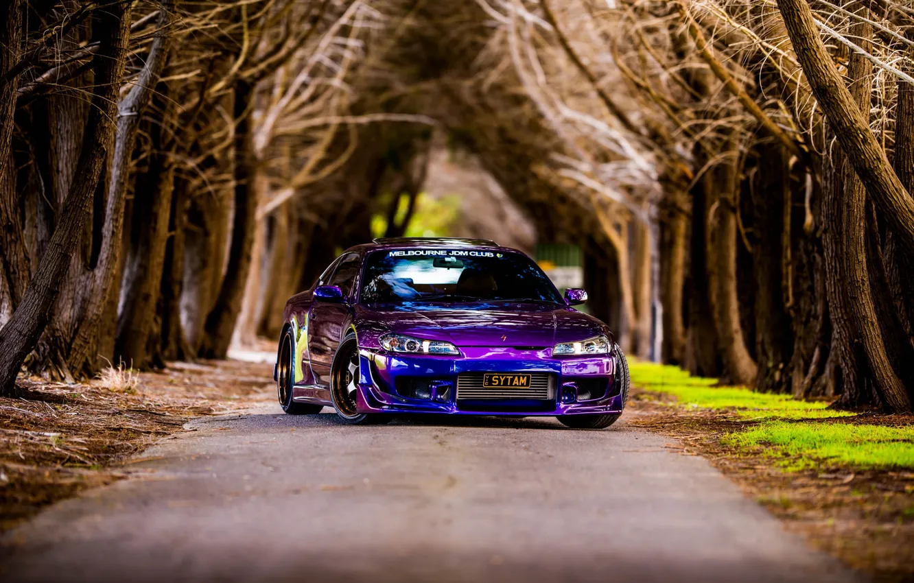 Photo wallpaper color, nissan, silvia, s15, 200sx, vehicle, Midnight purple III