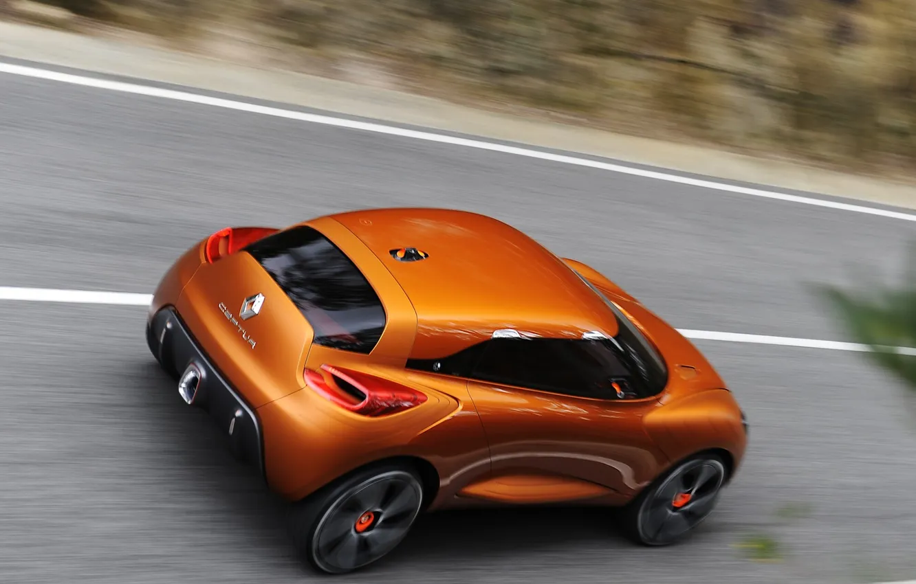 Photo wallpaper car, Concept, Renault, road, speed, Captur