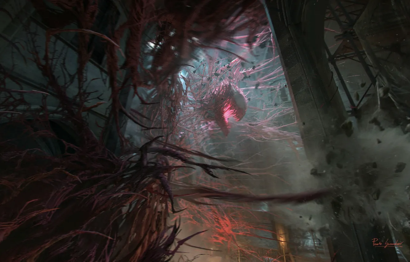 Photo wallpaper Marvel Comics, Venom, Carnage, Paolo Giandoso